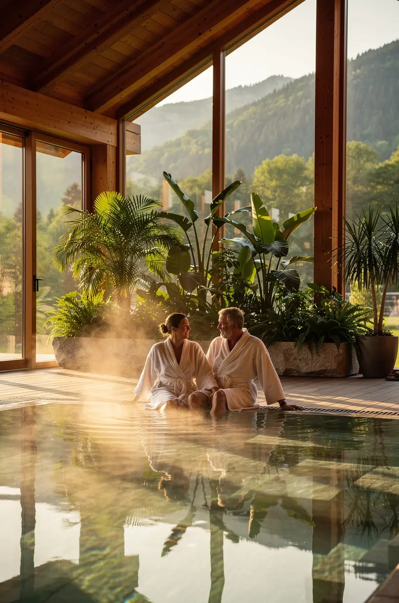 Interiér wellness štúdia s pohodlnými lehátkami a relaxačnou atmosférou.